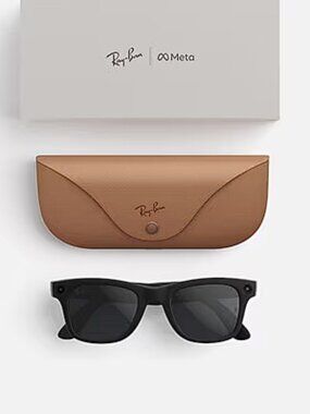 BNWT Ray-Ban Meta Wayfarer (Gen 2) - Matte Black, Polarized Gradient Graphite